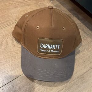 Carhartt Men's Two-Tone Cap in Brown and Gray